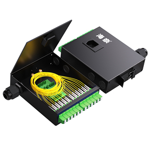 กล่องขั้วต่อ<span class=keywords><strong>สาย</strong></span>เคเบิลออปติคอลแบบเดี่ยว12พอร์ต FTTH <span class=keywords><strong>ราง</strong></span> DIN ขนาด35มม. เกรดอุตสาหกรรม - Product Image 1