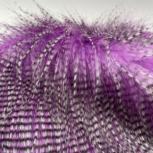 750G Multicolor Peacock Faux Fur <span class=keywords><strong>Extra</strong></span> Long Pile Fabric para moda de lujo y decoración del hogar - Product Image 2