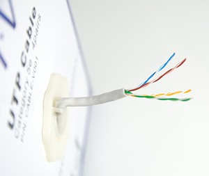 SYONG 1000ft haute vitesse Cat5 intérieur UTP câble Ethernet <span class=keywords><strong>RJ45</strong></span> ours cuivre solide 4 paires 0.48/0.50 gris 5.5mm diamètre extérieur - Product Image 3
