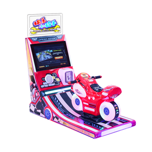 Máquina de Juegos Arcade de Carreras, Pantalla de Carreras Outrun, Máquina de Juegos Operada con Monedas, Juego de Carreras de Autos - Product Image 1