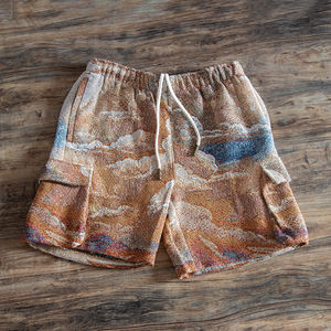 ผ้าห่มผ้าแจ็คการ์ดแบบสั้<span class=keywords><strong>น</strong></span>กางเกงโพลีเอสเตอร์ผ้าฝ้ายรีไซเคิลสินค้าใหม่2024 - Product Image 4