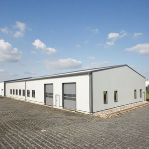 Fábrica-Arquitectura Estructura de acero Cabra Granja Almacén Luz Prefabricada Diseño Doblado Corte Soldadura Procesamiento Precio - Product Image 3