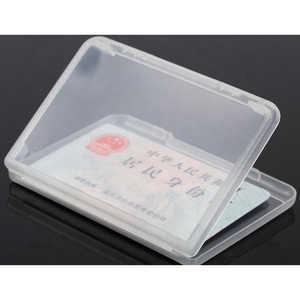 9.5cm * 6.4cm nhựa thẻ <span class=keywords><strong>container</strong></span> trường hợp cho tổ chức kinh doanh thẻ - Product Image 1