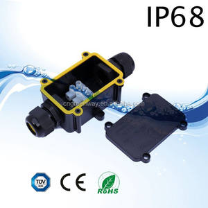 屋外防水端子ボックスプラスチックIP68工業用電気ケーブルワイヤーPC素材端子ジャンクションボックス付き - Product Image 3