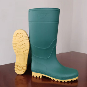 Pas d'odeur vert foncé mat épaissi Protection du travail bottes <span class=keywords><strong>de</strong></span> pluie Tube haut anti-dérapant PVC bottes <span class=keywords><strong>de</strong></span> <span class=keywords><strong>pêche</strong></span> - Product Image 5