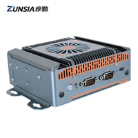 Mini PC Industrial EDGE AI con Doble Lan 2*Com, Intel Core Ultra 5 125H 225H Ultra 7 155H 255H, 2*DDR5, X86 Integrado, Mini PC para Riel DIN