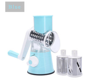 WENTIAN WT-00051 Râpe à fromage rotative de cuisine avec 3 lames à tambour, trancheuse à légumes, <span class=keywords><strong>mandoline</strong></span> et broyeur à noix - Product Image 5