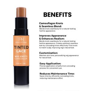 Private Label 4 Cores Peruca Knots Healer Sem Branqueamento Peruca Corretivo Lace Front Wig Knot Eraser - Product Image 4