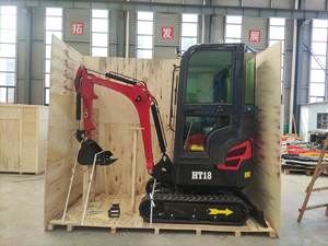 Mini excavadora compacta CE EPA Euro 5, venta al por mayor, 1,2 toneladas, 1,8 T, 2 T, precio con cubo, China - Product Image 5