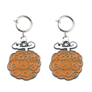 Hot 6 disegni <span class=keywords><strong>Anime</strong></span> giappone Luffy demone frutta orecchino personalizzato moda gioielli in lega di metallo pendente orecchino donna - Product Image 5