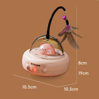 Jouet pour chat écologique à rotation 360° en ABS avec pointeur laser automatique – Produit classique de luxe pour animaux de compagnie, idéal pour le soulagement du stress et la chasse