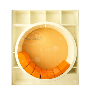 Chiquitos Cozy Reading Nook avec étagères dans une bibliothèque moderne Espace pour enfants Familles <span class=keywords><strong>Maternelle</strong></span> amd Darecare Center - Product Image 1