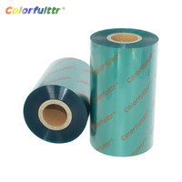 Pita Label Perawatan Cuci Berkualitas Tinggi 40mm *300m Pita Resin yang Dapat Dicuci untuk Printer Label Tekstil yang Kompatibel