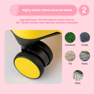 Girls and Boys Trolley Backpack PU Spinner <strong>Luggage</strong> with Caster for <strong>Travel</strong> and Suitcase Bag - Product Image 2