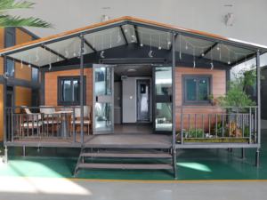 منزل حاويات بسقف شمسي يوفر طاقة خارج الشبكة لمحطات الطقس النائية - Product Image 3