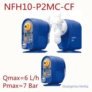 Pompe de dosage chimique électromagnétique Nikkiso Accessoires de pompe à membrane NFH10-P2MC-CF pour eaux usées fongicides - Product Image 4