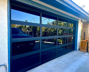 Hiện Đại Hợp kim nhôm kính cửa nhà để xe biệt thự hoàn thành bề mặt cách nhiệt tự động trượt Cán gấp - Product Image 5