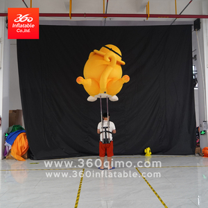 Mascotte d'animal de dessin animé personnalisé, déguisement gonflable de chat, sac à <span class=keywords><strong>dos</strong></span> avec deux bâtons, grand <span class=keywords><strong>souffleur</strong></span> pour événements, publicité, produits gonflables - Product Image 5