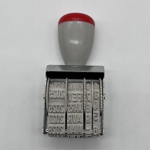 Trung Quốc bán buôn biểu tượng tùy chỉnh giá rẻ Fancy văn phòng nối tiếp số con dấu cao su cá nhân làm mực ngày tem - Product Image 2