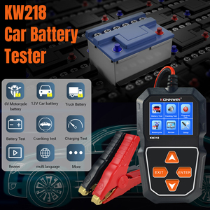 Probador de Baterías Personalizable, Analizador de Sistemas Eléctricos KONNWEI KW218, Herramienta de Diagnóstico Profesional para Baterías de Automóviles - Product Image 3