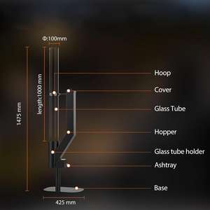 Estufa de pellets para exteriores, hoguera para patio trasero, estufa de pellets al por mayor, calentador de patio, chimenea de pellets de madera para camping y patio. - Product Image 2