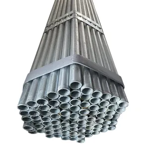 Tuyau en acier pour poteau de clôture pour bovins pour tube d'échafaudage galvanisé de haute qualité testé par En39/BS1139