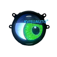 CQL KVISUAUTO 3 pouces 8 modes dynamique WIFI App contrôle led voiture diable yeux lumière avec bi led projecteur lentille