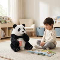 Giocattolo Interattivo AI in Peluche a Forma di Panda, Bambola Intelligente, Compagno Emotivo, Giocattolo Educativo per Bambini