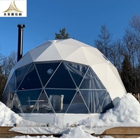 Vente directe usine Nouveau design 2026 Tente dôme géodésique imperméable pour complexe hôtelier extérieur, type igloo