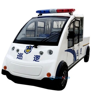 Camionnette de golf semi-fermée à deux rangées Véhicule de <span class=keywords><strong>patrouille</strong></span> électrique <span class=keywords><strong>Camion</strong></span> de <span class=keywords><strong>patrouille</strong></span> avec boîte - Product Image 1
