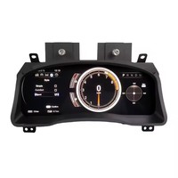 Cluster Digital 12.3 inci untuk Toyota Prado 2004-2009 instrumen dasbor mobil Panel pengukur kecepatan pemutar Multimedia LCD