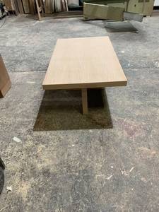 Tavolino quadrato su misura e <span class=keywords><strong>rettangolare</strong></span> in rovere bianco stile rustico e moderno mobili in legno massiccio - Product Image 2