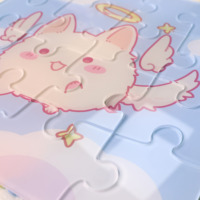 Casse-tête en acrylique personnalisé Casse-tête d'anime en acrylique de conception personnalisée Jeu de puzzle éducatif classique Jouet de puzzle
