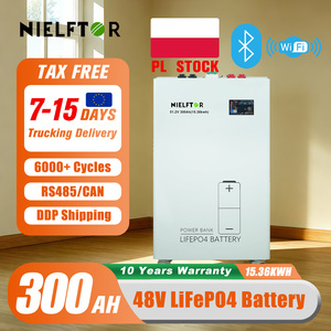 แบตเตอรี่ LiFePO4 300Ah 48โวลต์51.2โวลต์100Ah 300Ah 600Ah 900Ah แพค10000 + รอบสำหรับระบบพลังงานแสงอาทิตย์ออฟกริดพลังงานฟาร์ม RV - Product Image 1