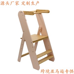 Children's washbasin <b>stool</b>, baby footstool, learning tower, washbasin step <b>stool</b>, Montessori learning tower - Product Image 5