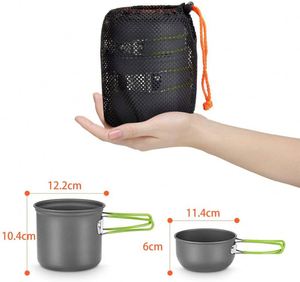 Muestra Gratuita, Juego de Ollas y Sartenes para Acampar al Aire Libre, Juego de Utensilios de Cocina para Acampar - Product Image 2