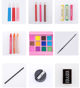 Хит продаж, набор для рисования для детей из 208 предметов, Набор для творчества, игрушки для поделок, карандаш, инструменты для рисования, наборы для детей младшего школьного возраста - Product Image 6