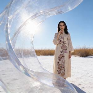 Luxury Elegant Embroidery Polyester Custom Evening Party Abaya Dress for Muslim Women Wholesale Supplier - Product Image 2