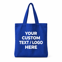 Tas Belanja Kanvas Heavy Duty Custom Print, Tas Tote Reusable Ramah Lingkungan, Tas Selempang Polos Grosir