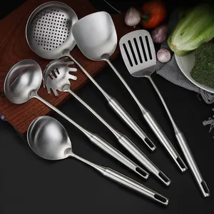 6 Pieces Stainless Steel Kitchen Cookware Tools Set Cooking Utensils Kitchen Accessories custom logo