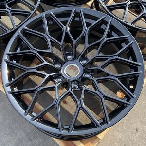 Roue personnalisée d'usine noir brillant pour BMW PORSCHE <span class=keywords><strong>LAMBORGHINI</strong></span> <span class=keywords><strong>18</strong></span> 19 20 21 22 23 pouces 5x112 5X114.3 5X130 jante forgée - Product Image 5