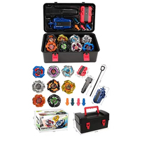 Jouets éducatifs pour enfants, table de puzzle, jeu interactif amusant, jouets de bureau, grande règle, lanceur de gyroscope avec lumière pour enfants
