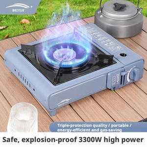 Réchaud à gaz portable d'extérieur, ustensiles de cuisson, réchaud à gaz portable, réchaud à gaz portable pour le camping - Product Image 4