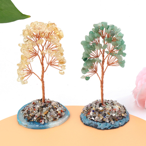 Arbre à Argent en Cristal de Guérison en Gros avec Base en Agate Naturelle et Gravier de Cristal pour le Feng Shui - Product Image 5
