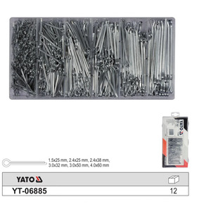 ชุดเข็มกลัดนิรภัยยาโตะ 1.6x25 2.4x25 2.4x38 3.2x32 3.2x50 4.0x64 มม. สำหรับใช้งานทั่วไป ผิวเงา - Product Image 2