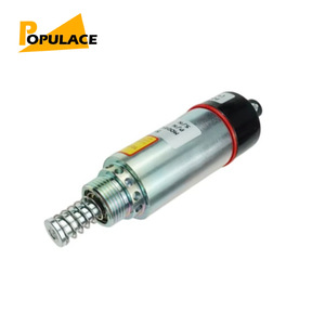 Stop Solenoid Valve 8C-3663 155-4652 For Diesel <b>Generator</b> Fuel Cut Off Electromagnet Steel Material - Product Image 1