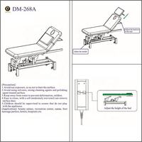 Vente en gros de lit de massage de haute qualité pour salon de beauté 1 moteur électrique table de massage pour salon de manucure