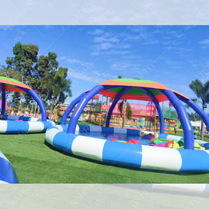 Enfants eau aire de jeux mousse jeu parasol <span class=keywords><strong>piscine</strong></span> avec tente <span class=keywords><strong>piscine</strong></span> couverture gonflable <span class=keywords><strong>ronde</strong></span> gonflable <span class=keywords><strong>piscine</strong></span> couverture tente - Product Image 5