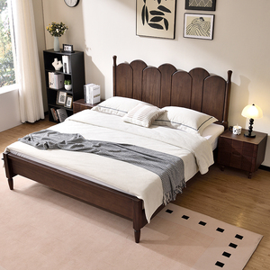 Premium Chinese Oak Solid Wood <b>Queen</b>/California King <b>Storage</b> <b>Bed</b> Adjustable Height Eco-Friendly Modern Design Zy881 Eco-Friendly - Product Image 5