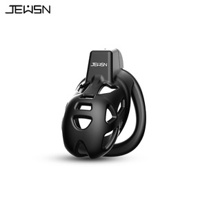 Productos sexuales, jaula de castidad, bloqueo de pene de seguridad, con bloqueo CB funda de silicona, anillo de pene hueco para Bondage, jaula de castidad - Product Image 4